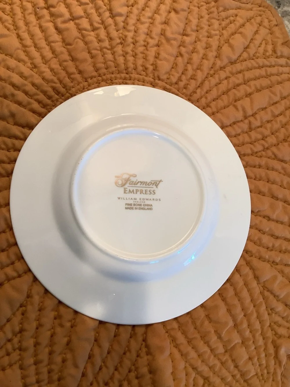 The Fairmont Empress William Edwards Small Plate - Made in England